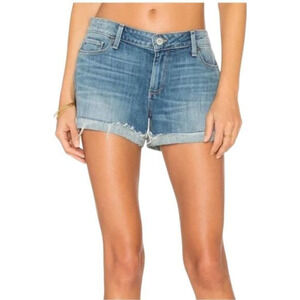 PAIGE Jimmy Jimmy Short Denim Shorts Size‎ 29 Medium Wash